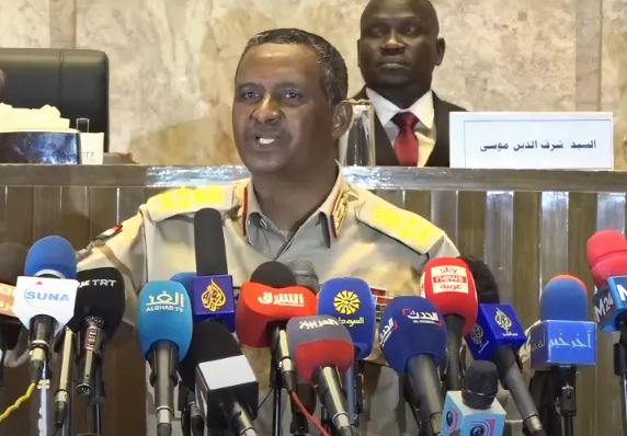 حميدتي: نملك أدلة على تورط شخصيات سودانية لإحداث تغيير في أفريقيا الوسطى
