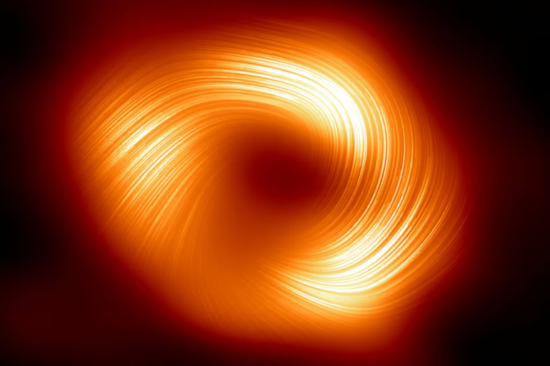 صورة مذهلة جديدة الثقب الأسود الذي يرتكز وسط مجرتنا
